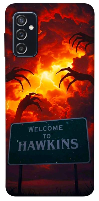 Чехол itsPrint Welcome to hawkins для Samsung Galaxy M52, хоррор, купить оптом с доставкой