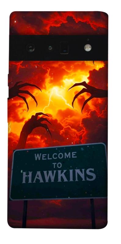 Чехол itsPrint Welcome to hawkins для Google Pixel 6 Pro, хоррор, купить оптом с доставкой