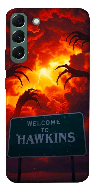 Чехол itsPrint Welcome to hawkins для Samsung Galaxy S22+, хоррор, купить оптом с доставкой