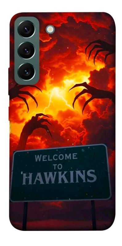 Чехол itsPrint Welcome to hawkins для Samsung Galaxy S22, хоррор, купить оптом с доставкой