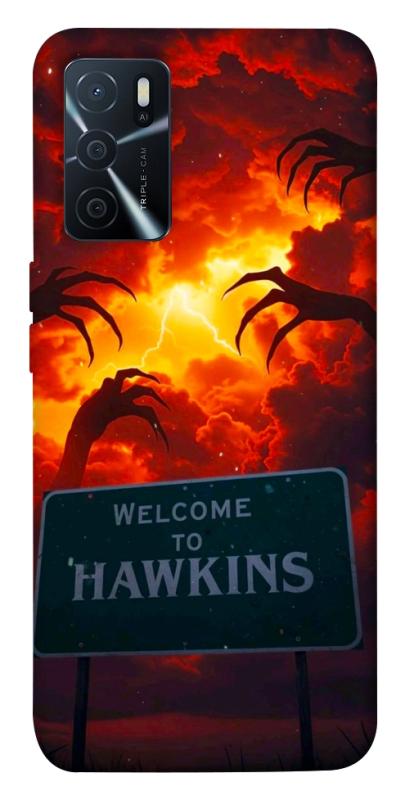Чехол itsPrint Welcome to hawkins для Oppo A16s / A16, хоррор, купить оптом с доставкой