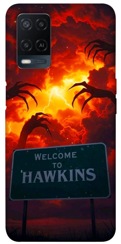 Чехол itsPrint Welcome to hawkins для Oppo A16s / A16, хоррор, купить оптом с доставкой