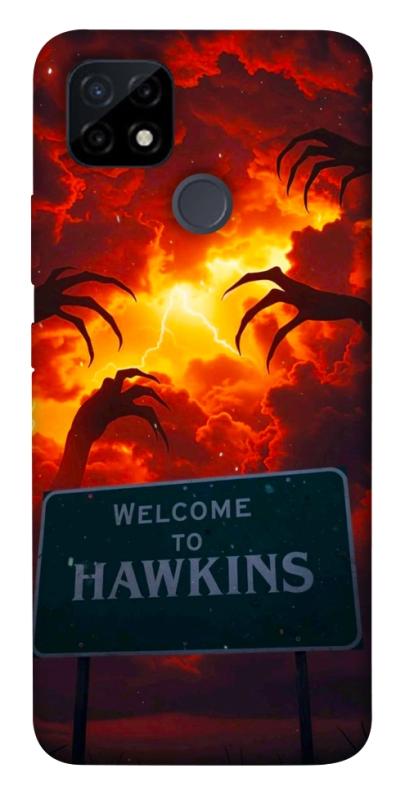 Чехол itsPrint Welcome to hawkins для Realme C21Y, хоррор, купить оптом с доставкой
