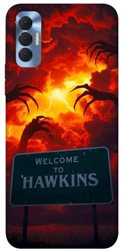 Чехол itsPrint Welcome to hawkins для TECNO Spark 8P, хоррор, купить оптом с доставкой