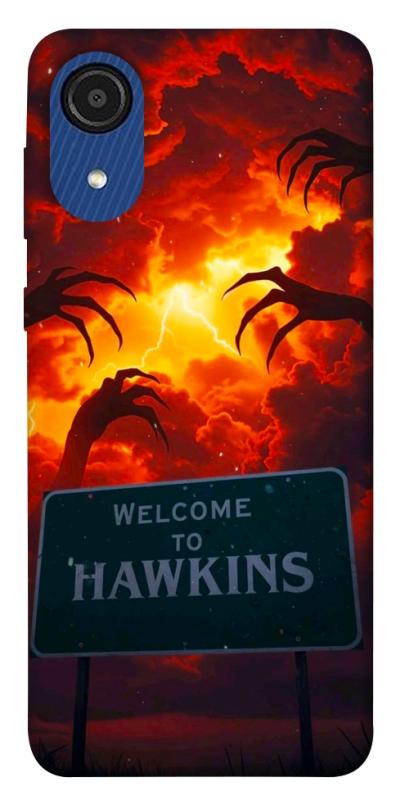 Чехол itsPrint Welcome to hawkins для Samsung Galaxy A03 Core, хоррор, купить оптом с доставкой