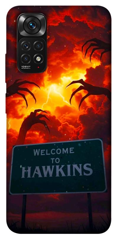 Чехол itsPrint Welcome to hawkins для Xiaomi Redmi Note 11 (Global) / Note 11S, хоррор, купить оптом с доставкой