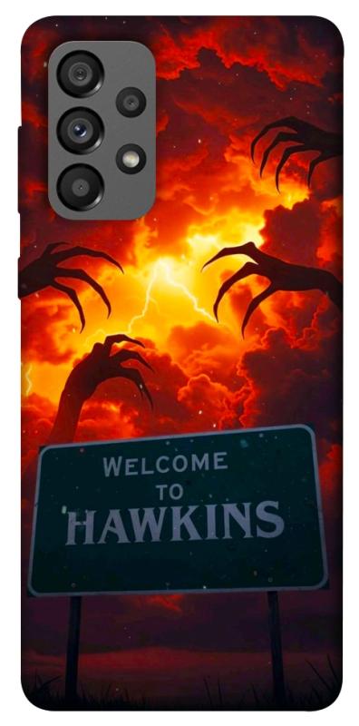 Чехол itsPrint Welcome to hawkins для Samsung Galaxy A73 5G, хоррор, купить оптом с доставкой