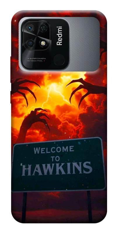 Чехол itsPrint Welcome to hawkins для Xiaomi Redmi 10C, хоррор, купить оптом с доставкой