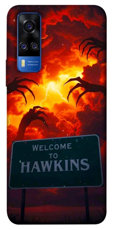 Чехол itsPrint Welcome to hawkins для Vivo Y51a, хоррор, купить оптом с доставкой