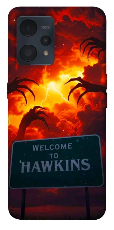 Чехол itsPrint Welcome to hawkins для Realme 9 4G / 9 Pro+, хоррор, купить оптом с доставкой