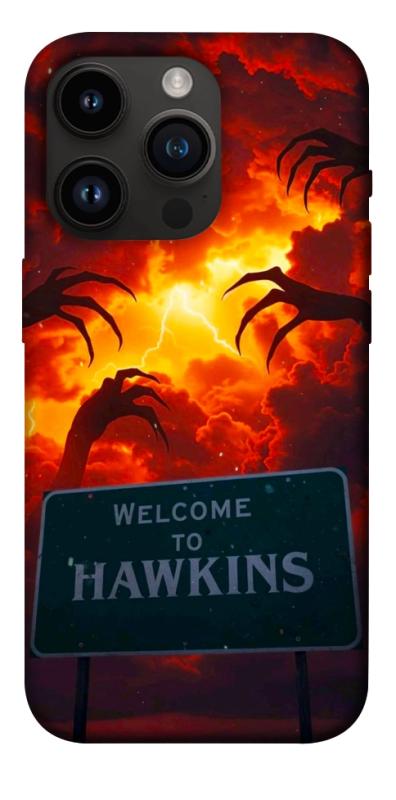 Чехол itsPrint Welcome to hawkins для Apple iPhone 14 Pro (6.1"), хоррор, купить оптом с доставкой