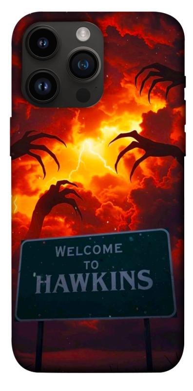 Чехол itsPrint Welcome to hawkins для Apple iPhone 14 Pro Max (6.7"), хоррор, купить оптом с доставкой