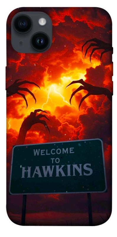 Чехол itsPrint Welcome to hawkins для Apple iPhone 14 Plus (6.7"), хоррор, купить оптом с доставкой