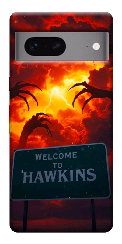 Чехол itsPrint Welcome to hawkins для Google Pixel 7, хоррор, купить оптом с доставкой