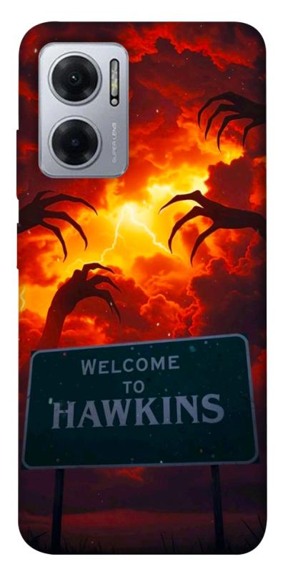 Чехол itsPrint Welcome to hawkins для Xiaomi Redmi Note 11E, хоррор, купить оптом с доставкой