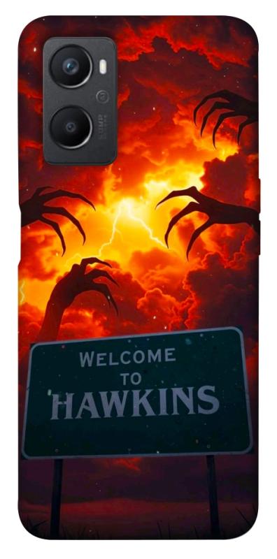 Чехол itsPrint Welcome to hawkins для Oppo A96, хоррор, купить оптом с доставкой