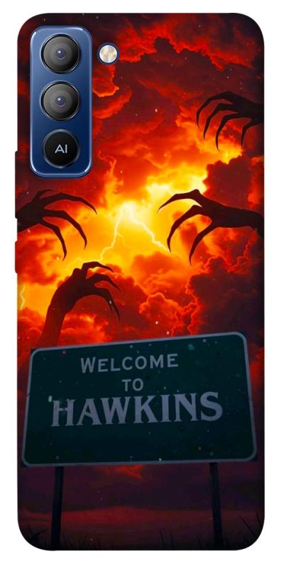 Чехол itsPrint Welcome to hawkins для TECNO Pop 5 LTE, хоррор, купить оптом с доставкой