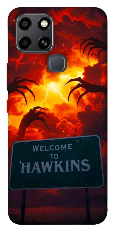 Чохол itsPrint Welcome to hawkins для Infinix Smart 6, хоррор, купити оптом з доставкою