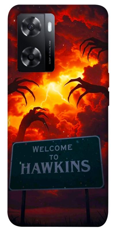 Чохол itsPrint Welcome to hawkins для Oppo A57s, хоррор, купити оптом з доставкою
