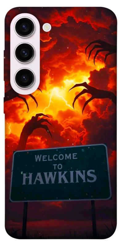 Чехол itsPrint Welcome to hawkins для Samsung Galaxy S23+, хоррор, купить оптом с доставкой