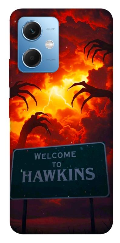 Чехол itsPrint Welcome to hawkins для Xiaomi Redmi Note 12 5G, хоррор, купить оптом с доставкой