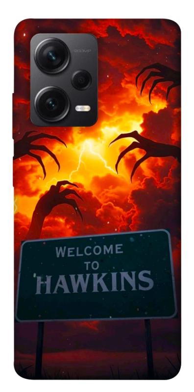 Чехол itsPrint Welcome to hawkins для Xiaomi Redmi Note 12 Pro+ 5G, хоррор, купить оптом с доставкой