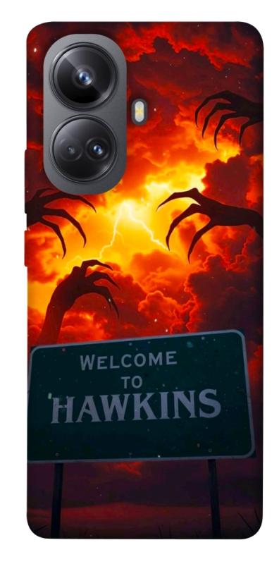 Чохол itsPrint Welcome to hawkins для Realme 10 Pro+, хоррор, купити оптом з доставкою