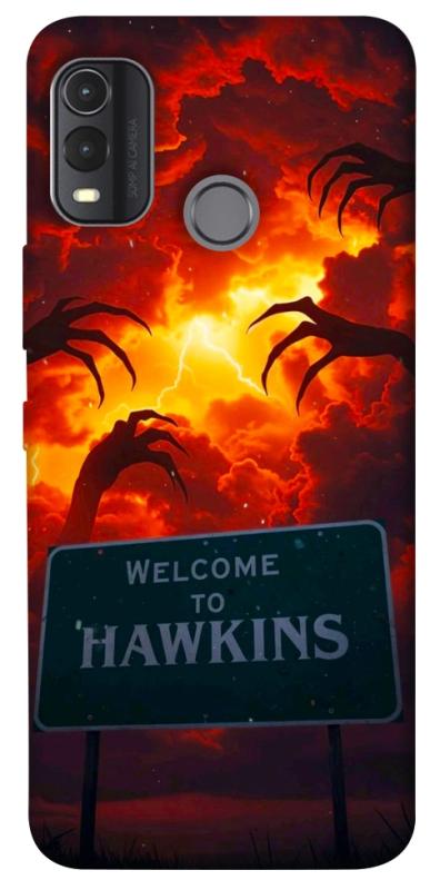 Чехол itsPrint Welcome to hawkins для Nokia G11 Plus, хоррор, купить оптом с доставкой