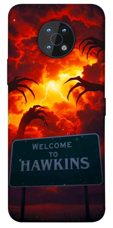 Чехол itsPrint Welcome to hawkins для Nokia G50, хоррор, купить оптом с доставкой