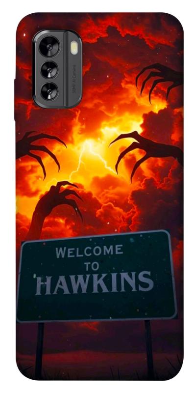 Чехол itsPrint Welcome to hawkins для Nokia G60, хоррор, купить оптом с доставкой
