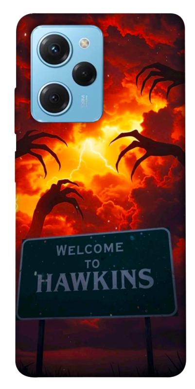 Чехол itsPrint Welcome to hawkins для Xiaomi Poco X5 Pro 5G, хоррор, купить оптом с доставкой