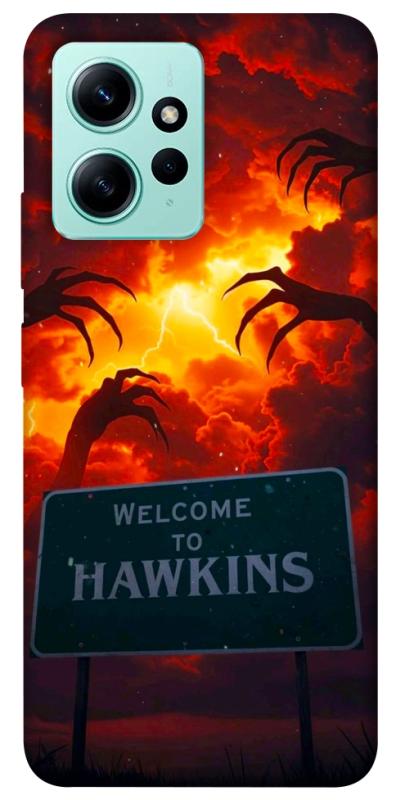Чехол itsPrint Welcome to hawkins для Xiaomi Redmi Note 12 4G, хоррор, купить оптом с доставкой