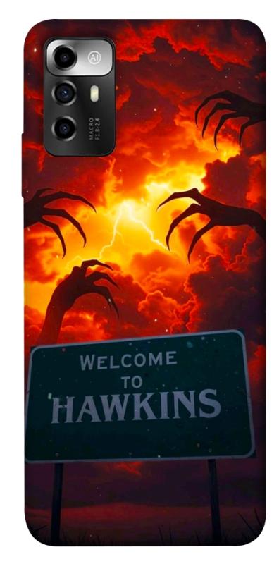 Чехол itsPrint Welcome to hawkins для ZTE Blade V40 Vita, хоррор, купить оптом с доставкой