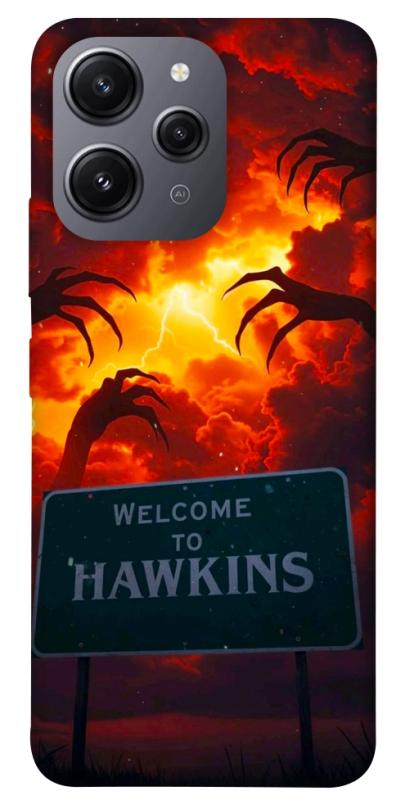 Чехол itsPrint Welcome to hawkins для Xiaomi Redmi 12, хоррор, купить оптом с доставкой