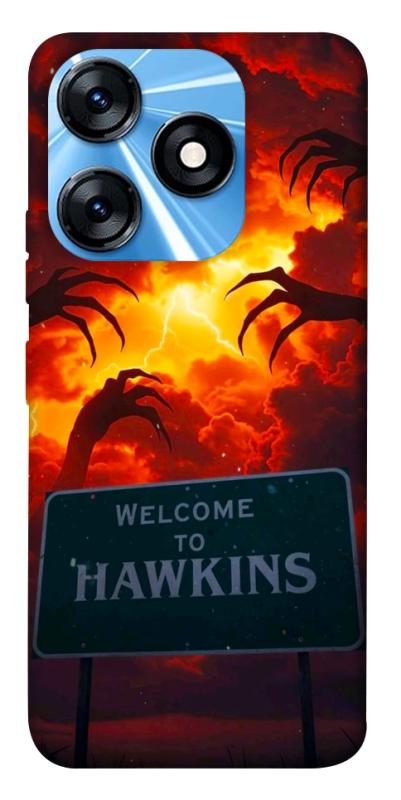 Чехол itsPrint Welcome to hawkins для TECNO Spark 10 Pro, хоррор, купить оптом с доставкой