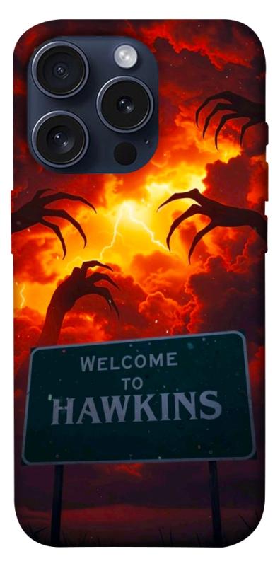 Чехол itsPrint Welcome to hawkins для Apple iPhone 15 Pro (6.1"), хоррор, купить оптом с доставкой