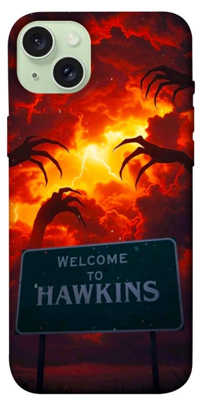 Чехол itsPrint Welcome to hawkins для Apple iPhone 15 Plus (6.7"), хоррор, купить оптом с доставкой
