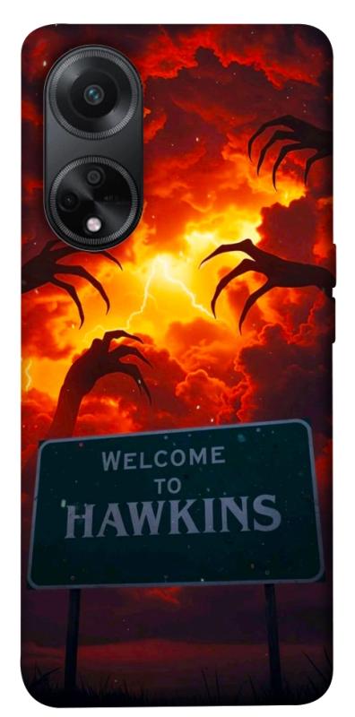 Чехол itsPrint Welcome to hawkins для Oppo A58 4G, хоррор, купить оптом с доставкой