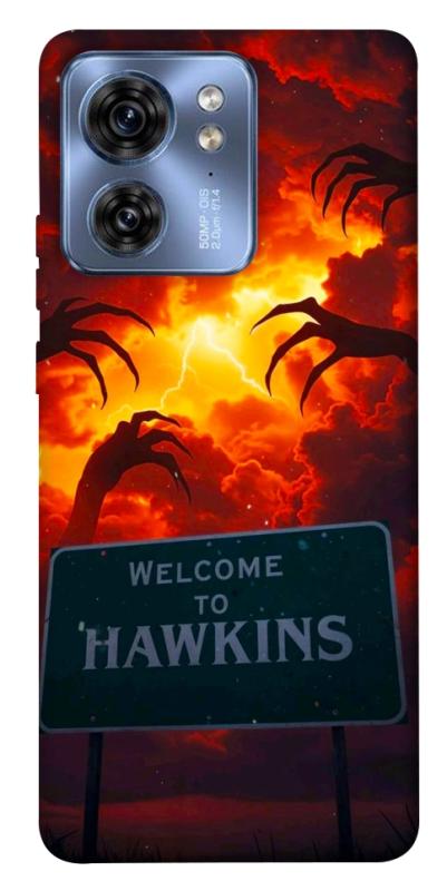 Чехол itsPrint Welcome to hawkins для Motorola Edge 40, хоррор, купить оптом с доставкой