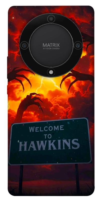 Чехол itsPrint Welcome to hawkins для Huawei Magic5 Lite, хоррор, купить оптом с доставкой