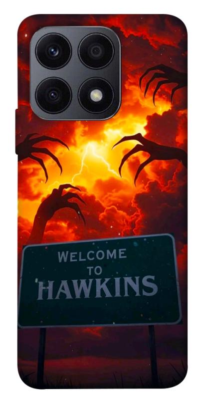 Чехол itsPrint Welcome to hawkins для Huawei Honor X8a, хоррор, купить оптом с доставкой