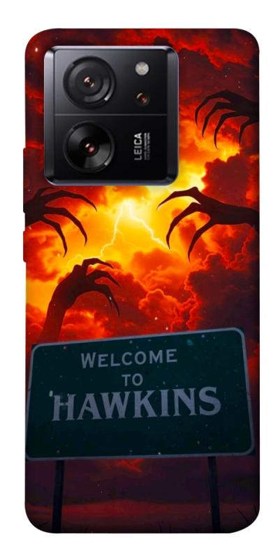 Чехол itsPrint Welcome to hawkins для Xiaomi 13T, хоррор, купить оптом с доставкой