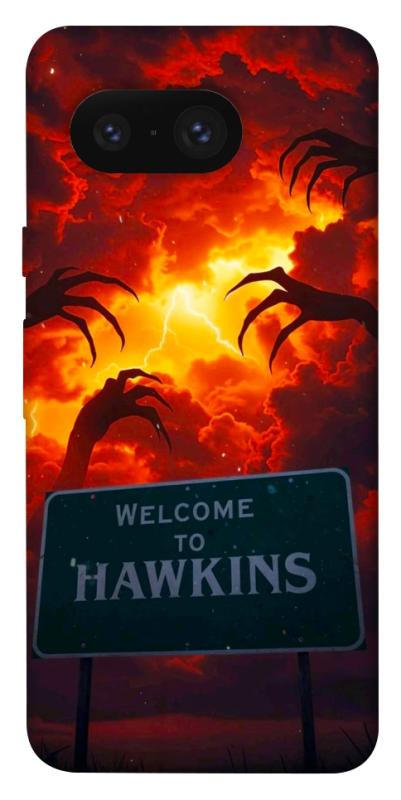 Чехол itsPrint Welcome to hawkins для Google Pixel 8, хоррор, купить оптом с доставкой