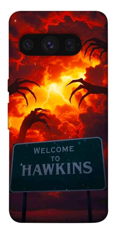 Чехол itsPrint Welcome to hawkins для Google Pixel 8 Pro, хоррор, купить оптом с доставкой