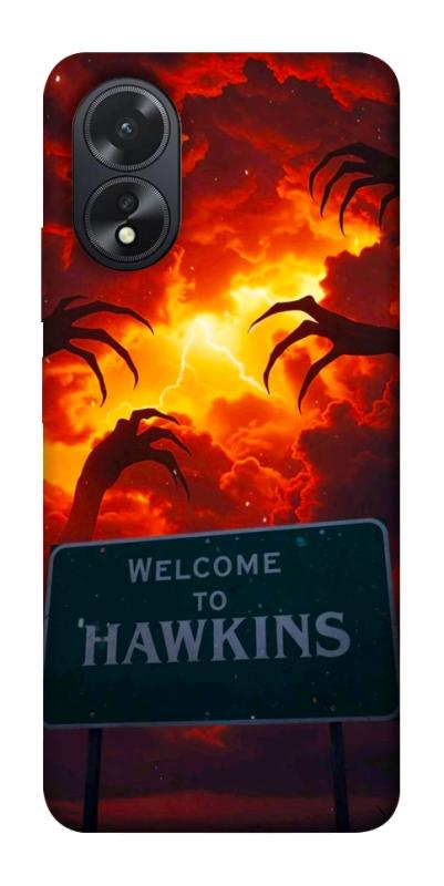Чехол itsPrint Welcome to hawkins для Oppo A38, хоррор, купить оптом с доставкой
