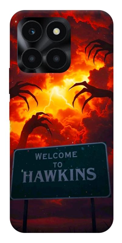 Чехол itsPrint Welcome to hawkins для Huawei Honor X6a, хоррор, купить оптом с доставкой