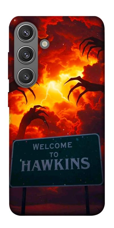 Чехол itsPrint Welcome to hawkins для Samsung Galaxy S24+, хоррор, купить оптом с доставкой