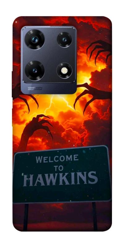 Чохол itsPrint Welcome to hawkins для Infinix Note 30 Pro, хоррор, купити оптом з доставкою