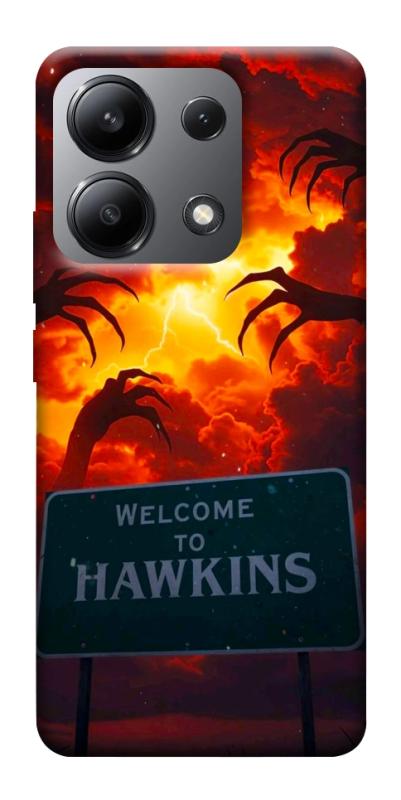 Чехол itsPrint Welcome to hawkins для Xiaomi Redmi Note 13 4G, хоррор, купить оптом с доставкой