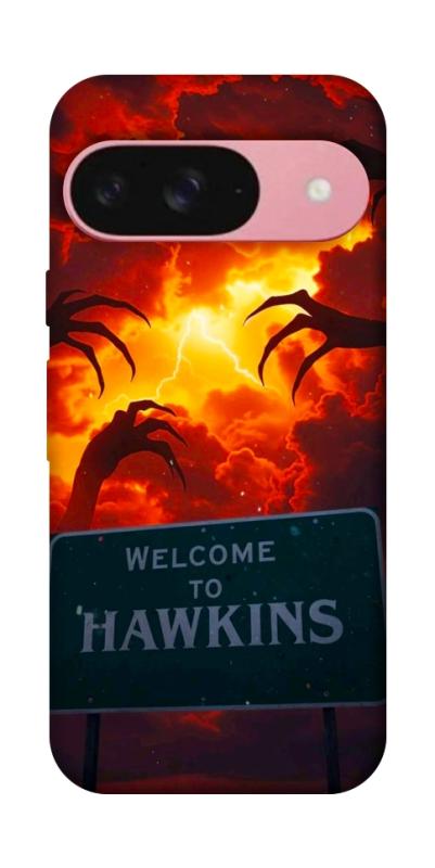 Чехол itsPrint Welcome to hawkins для Google Pixel 9, хоррор, купить оптом с доставкой
